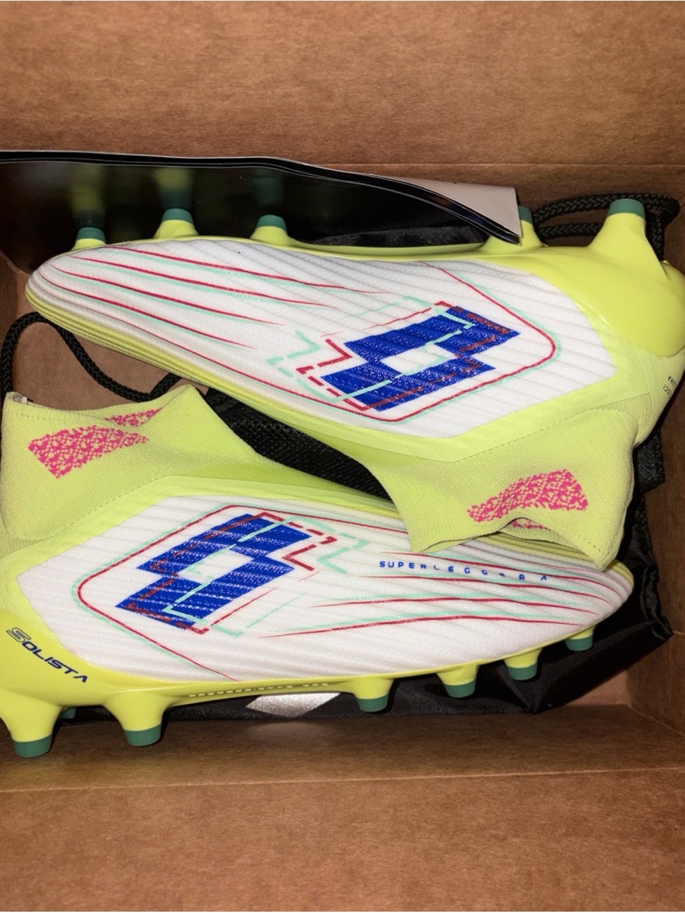Lotto Solista 100 VIII Gravity FG Shoes Mens Size 8.5 Soccer Cleats 220556BP8